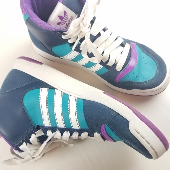adidas blue and purple shoes